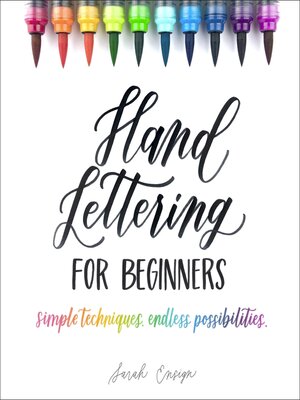 cover image of Hand Lettering for Beginners